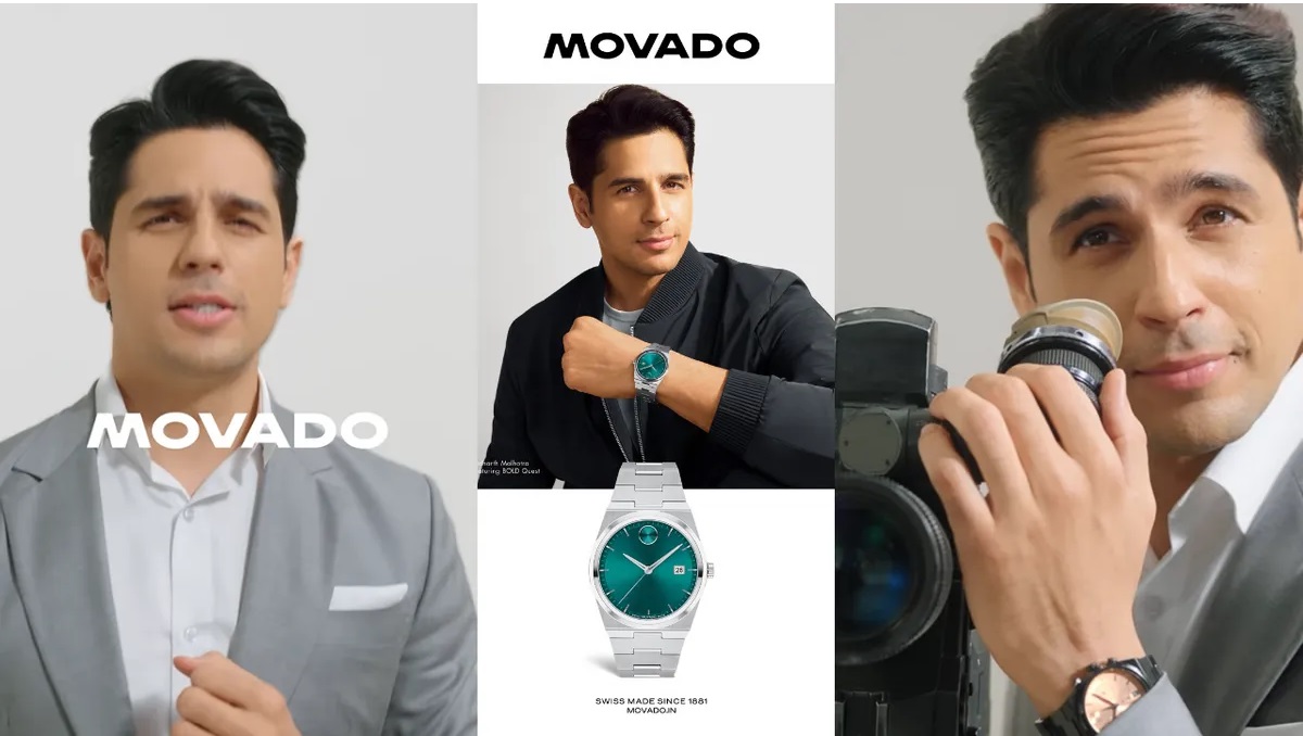 Movado’s new campaign stars Sidharth Malhotra!