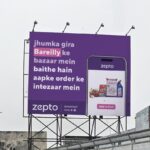 Zepto remixes popular songs for its Uttar Pradesh outdoor ads.