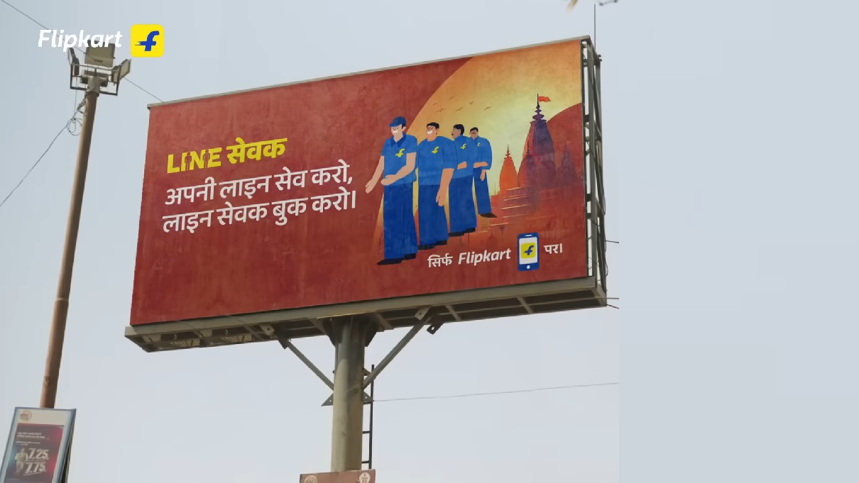 Flipkart elevates spiritual experience with “Line Sevak” at Maha Kumbh.