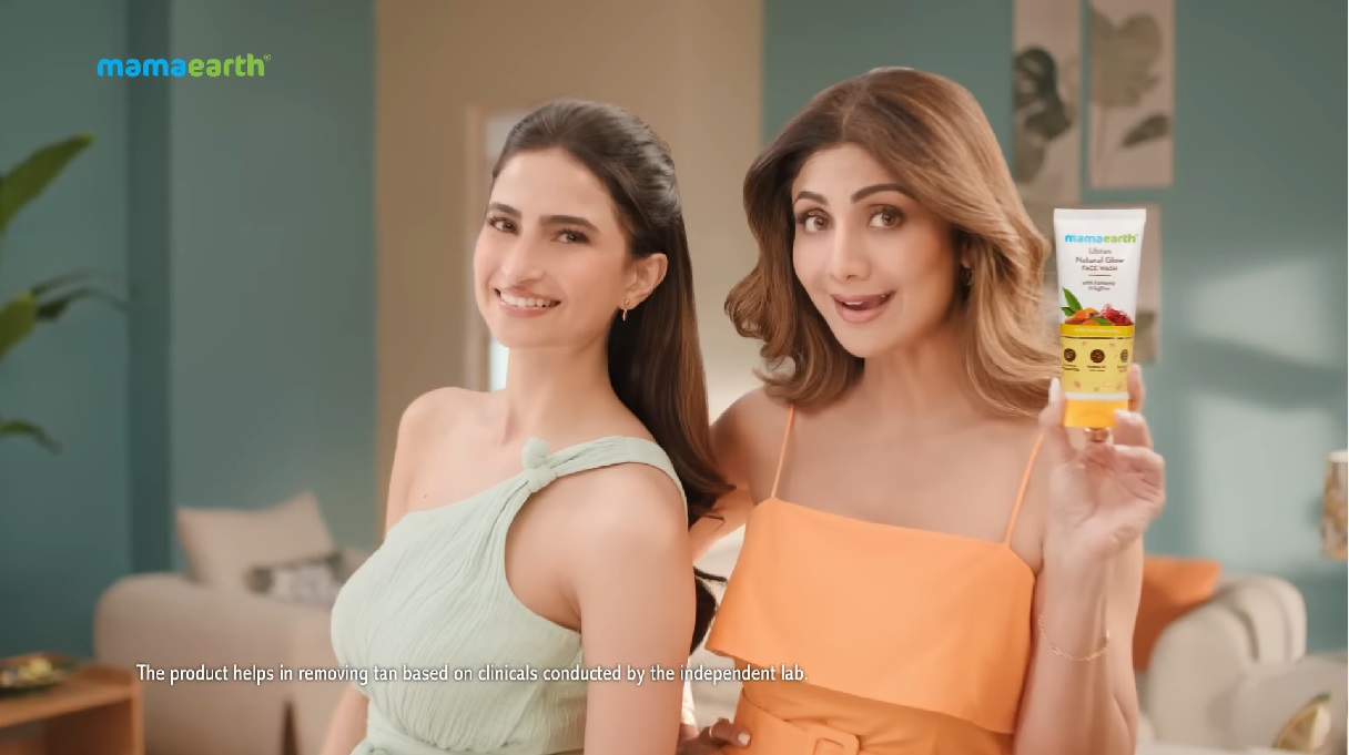 Mamaearth features Palak Tiwari & Shilpa Shetty Kundra in new TV campaign.